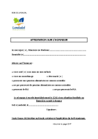CCAS ATTESTATION SUR L’HONNEUR AIDE CANTINE GARDERIE